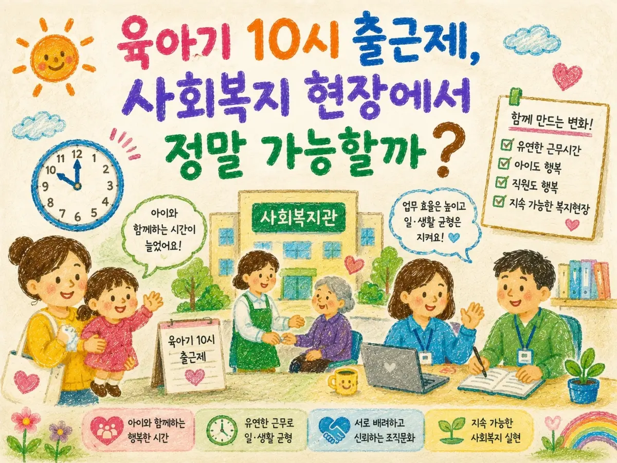 육아기 10시 출근제, 사회복지 현장에서 정말 가능할까