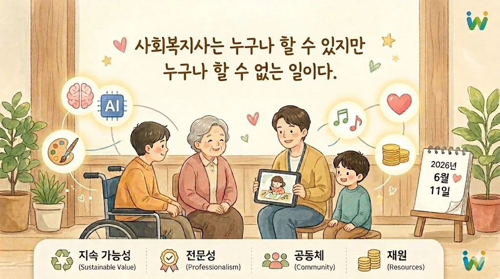 처음부터 사회복지사가 되고 싶었던 것은 아니다