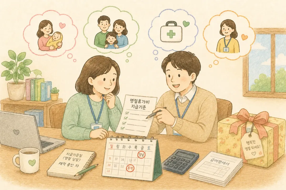 사회복지시설 명절휴가비, 누가 받을 수 있을까?