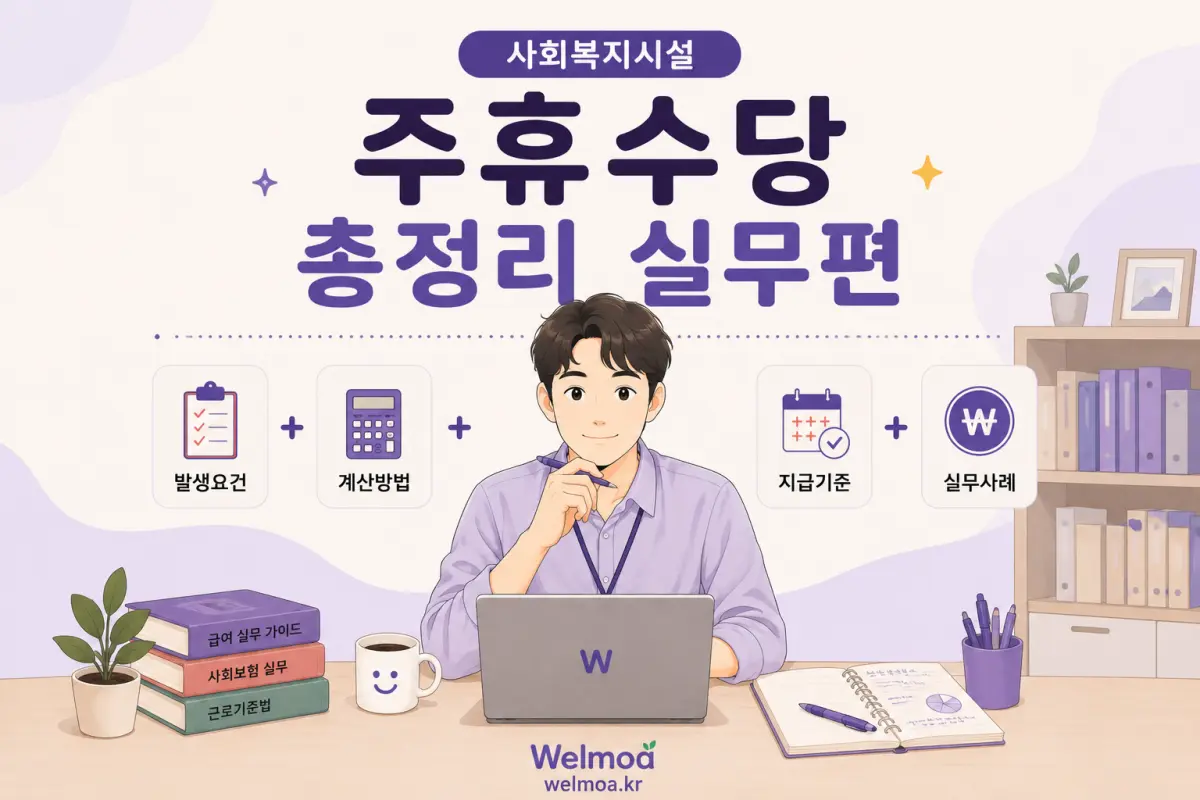 사회복지시설 주휴수당 실무①｜입사와 퇴사, 가장 많이 헷갈리는 사례 총정리