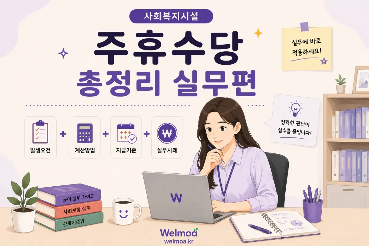 사회복지시설 주휴수당 실무③｜이럴 때도 주휴수당을 지급해야 할까요?